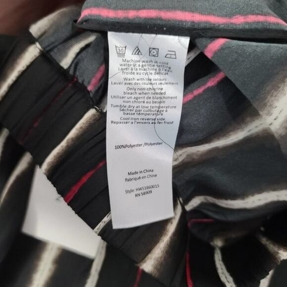 H Halston P/O Pant With Tulip Hem Small NWT - Picture 7 of 8